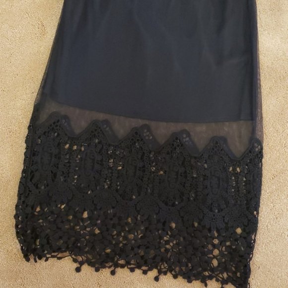 Blanc crochet bottom mesh dress, S. - Picture 11 of 14